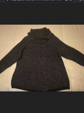 Alyx Women's plus size Sparkly Shiny black Sweater, size 2X NWOT
